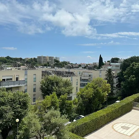 Bright Studio With Pool And View Daire Antibes
